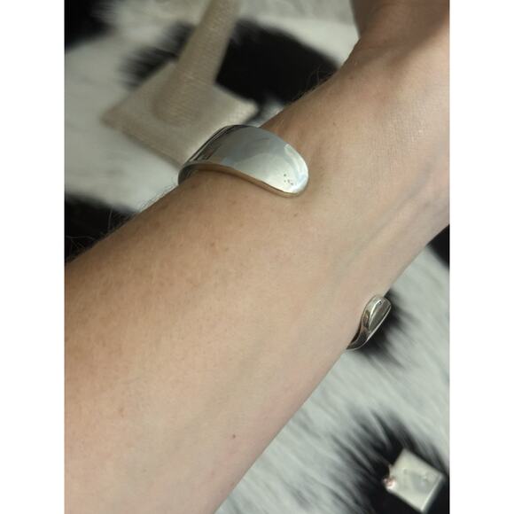 Native Turza Wells Andrew Shows Multistone Sterling Bear Cuff Bracelet Turquoise - Picture 16 of 16